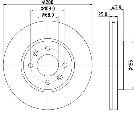 Pagid 53009 - Kočioni disk www.molydon.hr