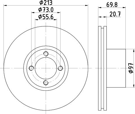 Pagid 52908 - Kočioni disk www.molydon.hr