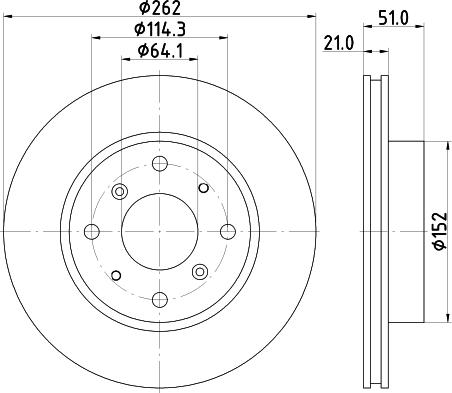 Pagid 52910 - Kočioni disk www.molydon.hr