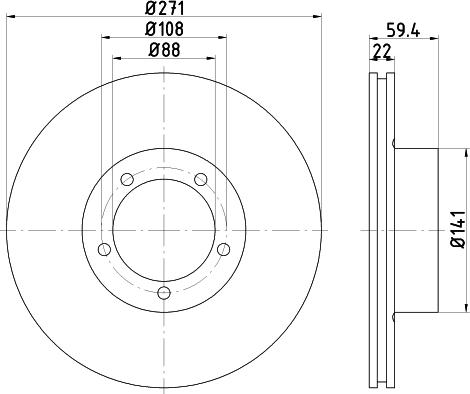 Pagid 52420 - Kočioni disk www.molydon.hr