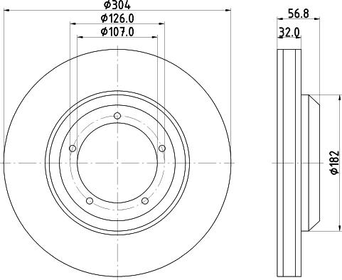 Pagid 52607 - Kočioni disk www.molydon.hr