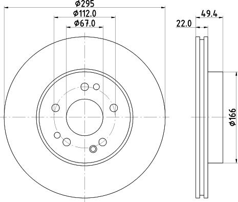 Pagid 52122 - Kočioni disk www.molydon.hr