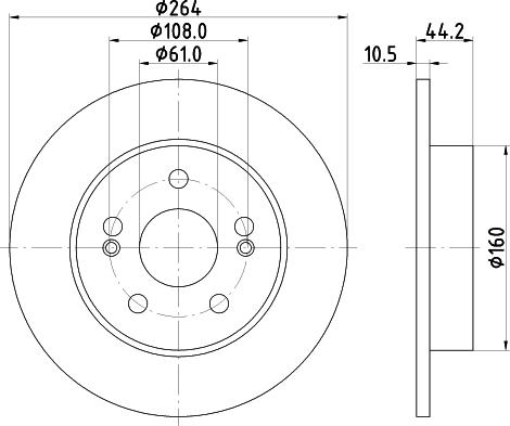 Pagid 52808 - Kočioni disk www.molydon.hr