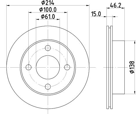 Pagid 52332 - Kočioni disk www.molydon.hr