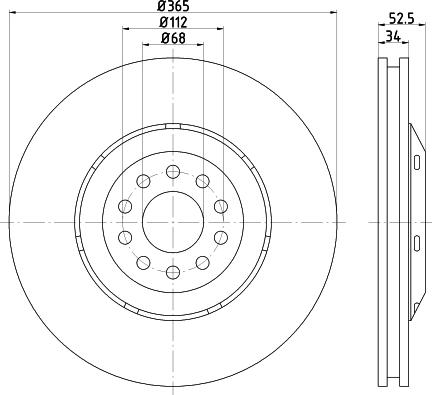 Pagid 65010 - Kočioni disk www.molydon.hr