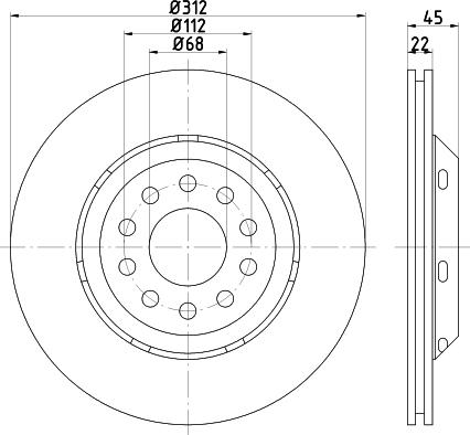 Pagid 65023 - Kočioni disk www.molydon.hr