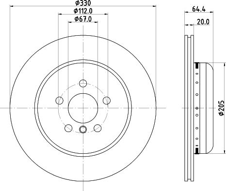 Pagid 65183HC - Kočioni disk www.molydon.hr