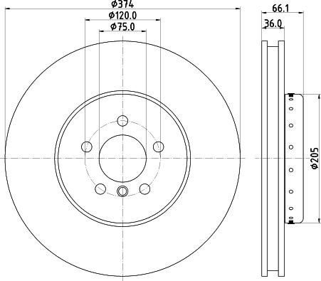 Pagid 65132 - Kočioni disk www.molydon.hr