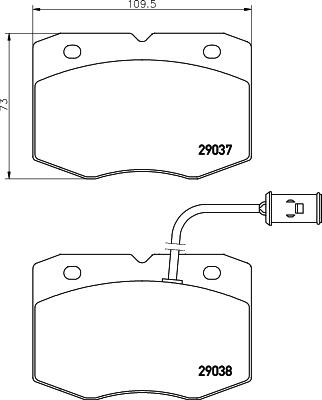 Pagid C6010 - Komplet Pločica, disk-kočnica www.molydon.hr