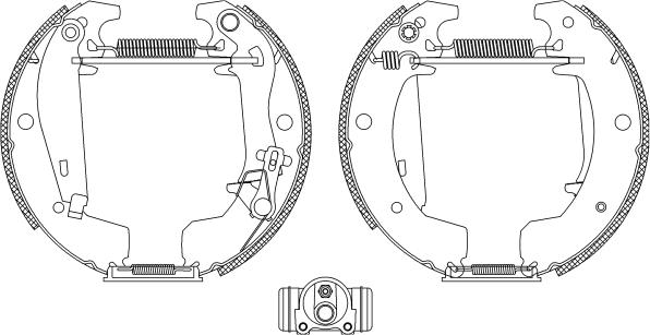 Pagid R1045 - Komplet kočnica, bubanj kočnice www.molydon.hr