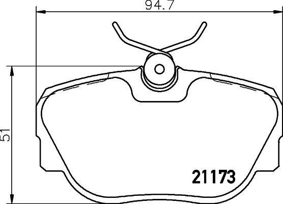 Pagid T5035 - Komplet Pločica, disk-kočnica www.molydon.hr