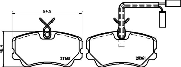 Pagid T5033 - Komplet Pločica, disk-kočnica www.molydon.hr