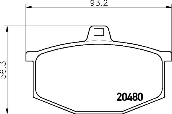 Pagid T0296 - Komplet Pločica, disk-kočnica www.molydon.hr