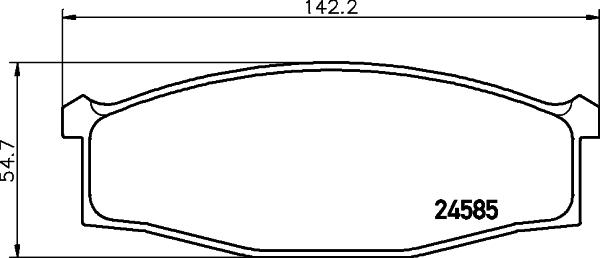 Pagid T1745 - Komplet Pločica, disk-kočnica www.molydon.hr