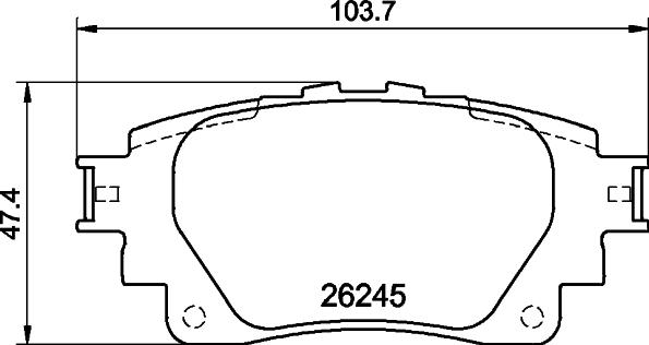 Pagid T2907 - Komplet Pločica, disk-kočnica www.molydon.hr