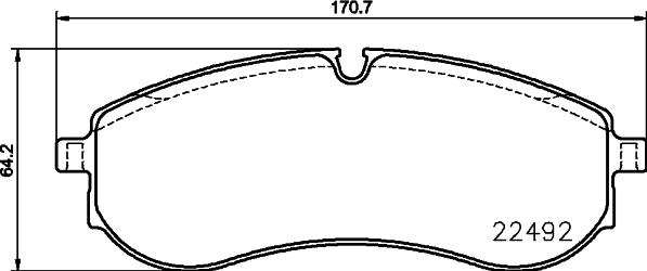 ATE 603895 - Komplet Pločica, disk-kočnica www.molydon.hr