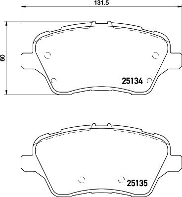 Pagid T2223 - Komplet Pločica, disk-kočnica www.molydon.hr