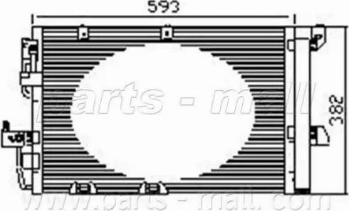 Parts-Mall PXNC1-004 - Kondenzator, klima-Uređaj www.molydon.hr