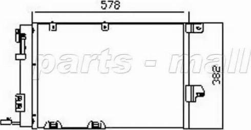 Parts-Mall PXNC1-002 - Kondenzator, klima-Uređaj www.molydon.hr