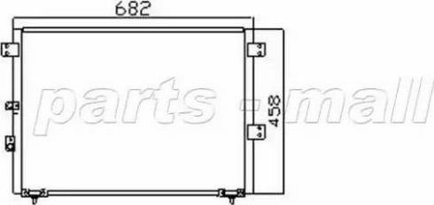 Parts-Mall PXNCF-013 - Kondenzator, klima-Uređaj www.molydon.hr