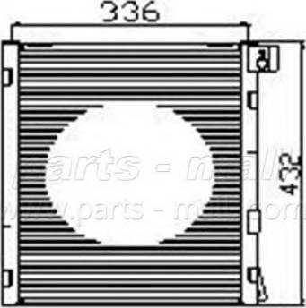 Parts-Mall PXNCG-003 - Kondenzator, klima-Uređaj www.molydon.hr