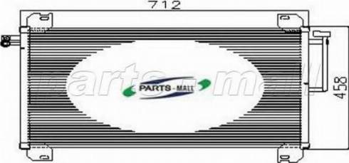 Parts-Mall PXNCP-008 - Kondenzator, klima-Uređaj www.molydon.hr