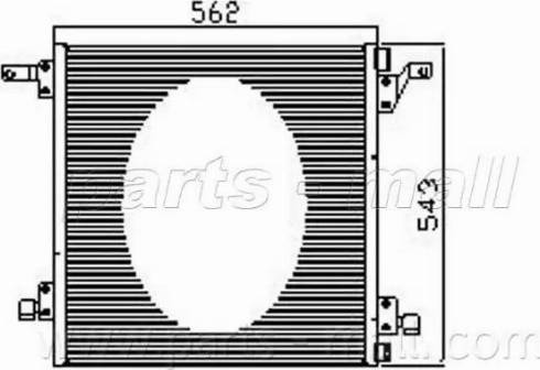 Parts-Mall PXNCR-014 - Kondenzator, klima-Uređaj www.molydon.hr