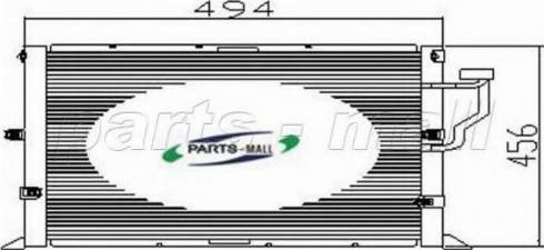 Parts-Mall PXNCV-001 - Kondenzator, klima-Uređaj www.molydon.hr