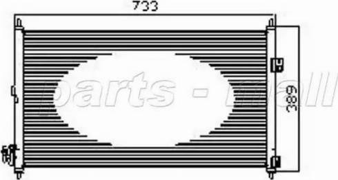 Parts-Mall PXNCW-022 - Kondenzator, klima-Uređaj www.molydon.hr