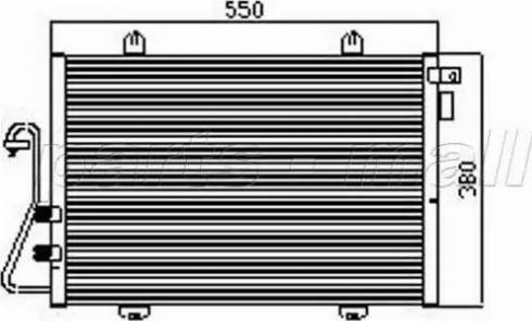 Parts-Mall PXNCX-060Y - Kondenzator, klima-Uređaj www.molydon.hr