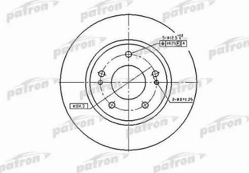 Patron PBD4494 - Kočioni disk www.molydon.hr