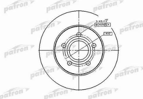 Patron PBD4045 - Kočioni disk www.molydon.hr