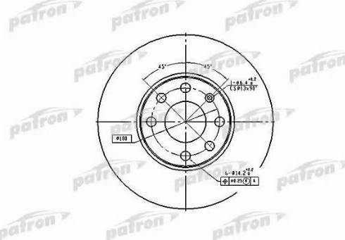 Patron PBD4042 - Kočioni disk www.molydon.hr