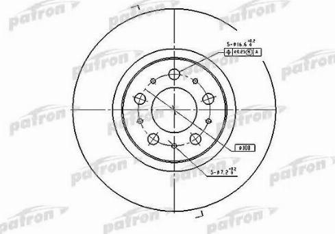 Patron PBD4053 - Kočioni disk www.molydon.hr