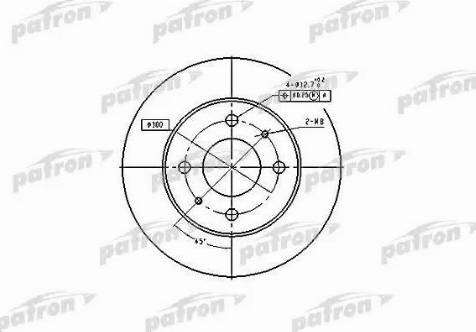 Patron PBD4019 - Kočioni disk www.molydon.hr