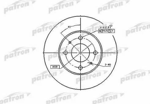 Patron PBD4018 - Kočioni disk www.molydon.hr