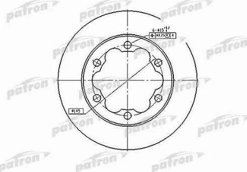 Patron PBD4089 - Kočioni disk www.molydon.hr