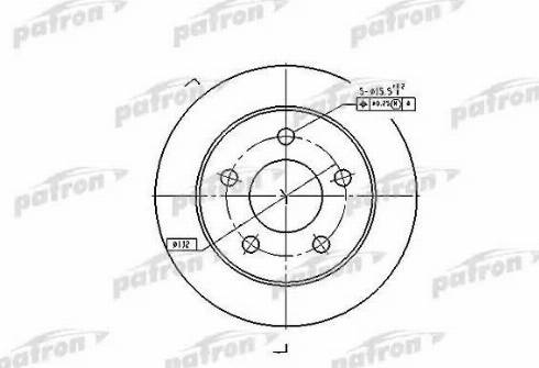 Patron PBD4038 - Kočioni disk www.molydon.hr