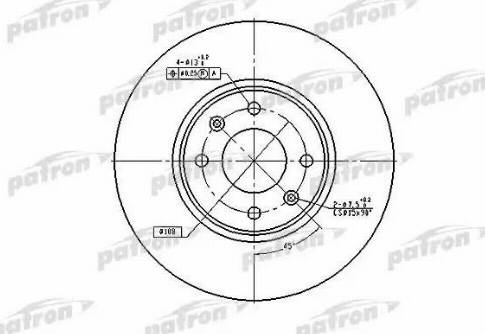 Patron PBD4141 - Kočioni disk www.molydon.hr