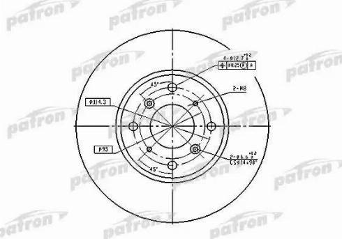 Patron PBD4151 - Kočioni disk www.molydon.hr