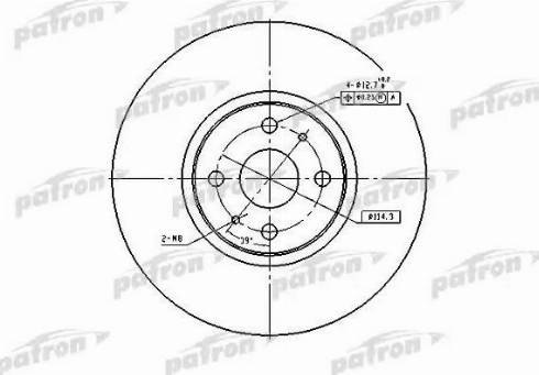 Patron PBD4158 - Kočioni disk www.molydon.hr