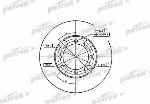 Patron PBD4157 - Kočioni disk www.molydon.hr