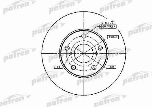 Patron PBD4161 - Kočioni disk www.molydon.hr