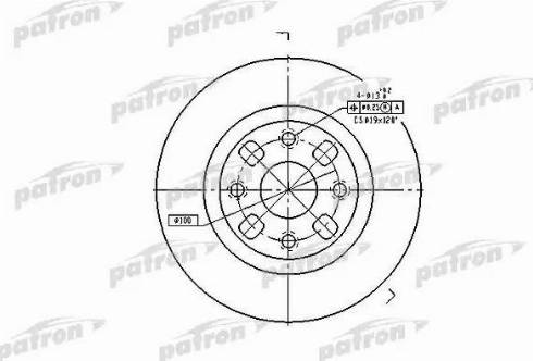 Patron PBD4119 - Kočioni disk www.molydon.hr