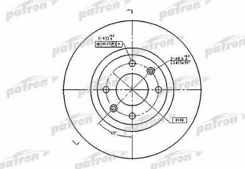 Patron PBD4183 - Kočioni disk www.molydon.hr