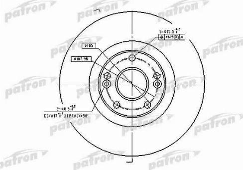 Patron PBD4179 - Kočioni disk www.molydon.hr