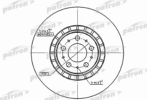 Patron PBD4340 - Kočioni disk www.molydon.hr