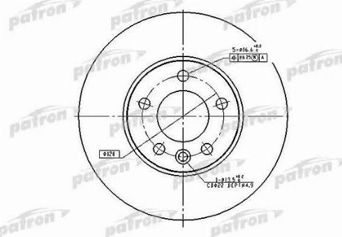 Patron PBD4308 - Kočioni disk www.molydon.hr