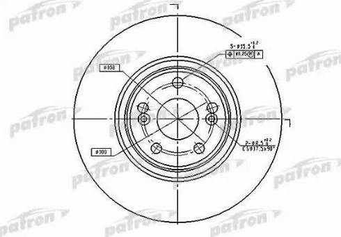 Patron PBD4259 - Kočioni disk www.molydon.hr