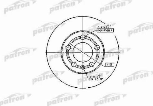 Patron PBD4253 - Kočioni disk www.molydon.hr